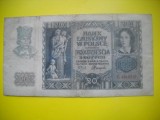 HOPCT POLONIA 20 ZLOTYCH / ZLOTI 1940 OCUPATIE MILITARA GERMANA REICH WW II
