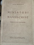 Victor Bratulescu, Miniaturi si Manuscrise, 1939, Monitorul Oficial, autograf