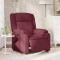 vidaXL Fotoliu rabatabil electric, roșu vin, material textil 3205181