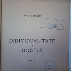 ION BIBERI- INDIVIDUALITATE SI DESTIN VOL.2-1945 X2.