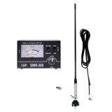 Antena CB PNI S60 59 cm cu cablu RG58 4 m si SWR metru