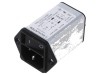 Conector AC soclu tată 1A 250VAC IEC 60320