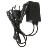 Controler Hoff pentru cablu luminos cu LED de maxim 10 metri, 8 jocuri de lumini, negru