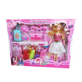 Cumpara ieftin Set papusa Girl Fashion cu garderoba si accesorii, XK032B4