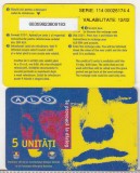 bnk card Romania - Alo Mobil Rom - 5 unitati 12/02 - RO-DIA-ALO-0034-0212B