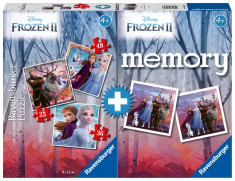 PUZZLE + JOC MEMORY FROZEN II foto