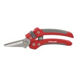 Foarfeca Vie Inox Alungita Cu Maner Soft-touch / 18mm