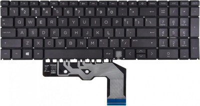 Tastatura, Laptop, HP, Envy 15-EE, 15-ED, 15M-EE, 15M-ED, 15T-ED, TPN-C148, TPN-C149, V192102AS1, iluminata, argintie, layout US foto