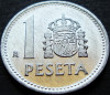Moneda 1 PESETA - SPANIA, anul 1987 *cod 1077 = UNC, Europa, Aluminiu