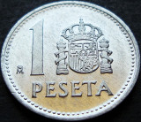 Moneda 1 PESETA - SPANIA, anul 1987 *cod 1077 = UNC