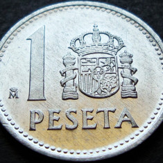 Moneda 1 PESETA - SPANIA, anul 1987 *cod 1077 = UNC