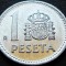 Moneda 1 PESETA - SPANIA, anul 1987 *cod 1077 = UNC