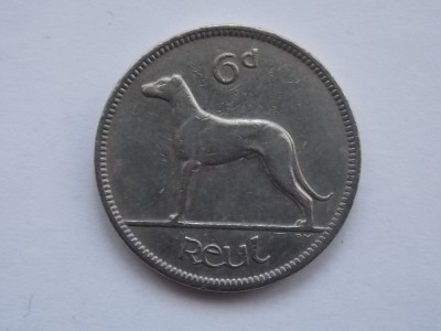 6 PENCE 1952 IRLANDA foto