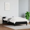 Cadru Pat Gossi Negru 80x200 cm Piele Ecologica Tablie