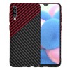 Husa pentru Samsung Galaxy A50s A507 / A30s A307 / A50 A505, Techsuit, Carbonite FiberShell, Neagra Rosie