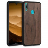 Cumpara ieftin Husa pentru Huawei Y7 (2019)/Y7 Prime (2019), Lemn, Maro, 49160.18, Carcasa