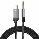 Cablu audio premium, adaptor USB-C Asteroid GSM SoundShell AC9, 1.5m