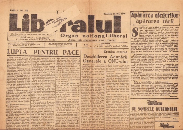 Z144 Liberalul, 212/1946