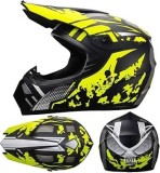 Cumpara ieftin Casca Moto Cross si ATV Full Face Copii si Adulti, Echipament Protectie Enduro MTB Quad, ABS, Omologare DOT, Marimea M, Model YELLOW EYES