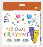 Cumpara ieftin Creioane cerate Bufnite, Haku Yoka, 12 culori, Avenir