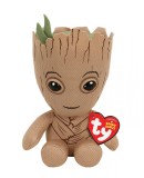 Plus Ty 15cm Beanie Babies Marvel Groot, Plus 15Cm