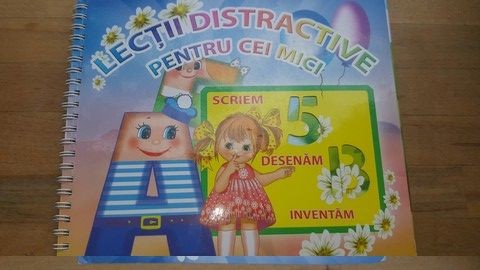 Lectii distractive pentru cei mici Scriem,inventam,desenam