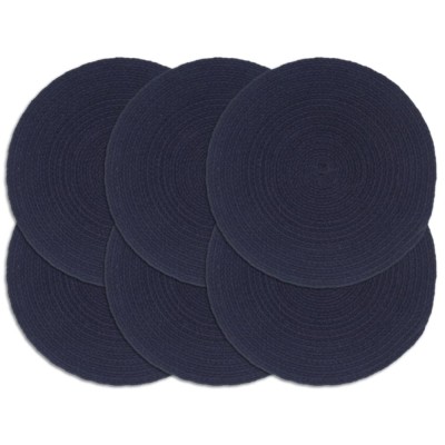 Naproane, 6 buc., bleumarin, 38 cm, bumbac, rotund foto