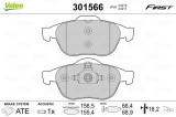 VALEO 301566 FIRST set placute frana,frana disc
