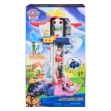 Set de joaca vehicul si turnul de control, Paw Patrol, My Size Lookout Tower, 6073778