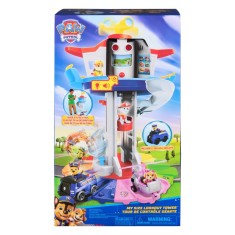 Set de joaca vehicul si turnul de control, Paw Patrol, My Size Lookout Tower, 6073778