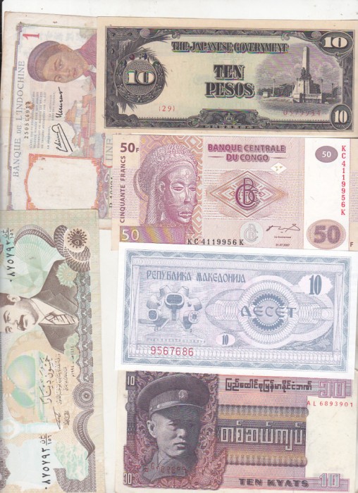 bnk bn Lot 50 bancnote ww