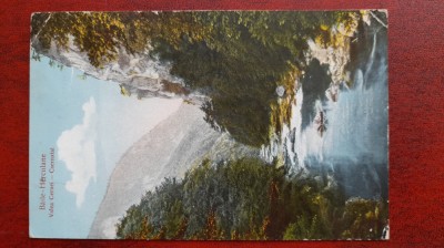 Baile Herculane 1924 Valea Cernei stamp. CANTON C.P. circ. foto