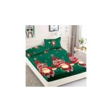 Cumpara ieftin Husa de Pat Craciun + 2 Fete de Perna din Finet - JO616