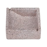 Scrumiera patrata din ceramica, Model granit, 11.5x4 cm, ATU-084056, Oem