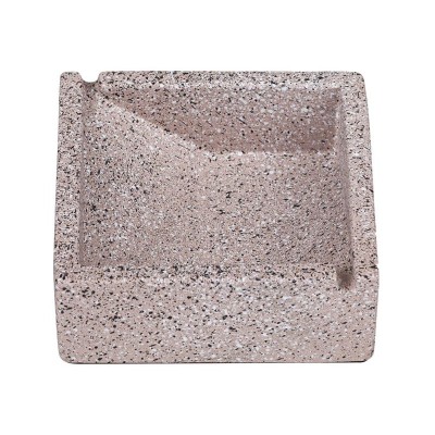 Scrumiera patrata din ceramica, Model granit, 11.5x4 cm, ATU-084056 foto