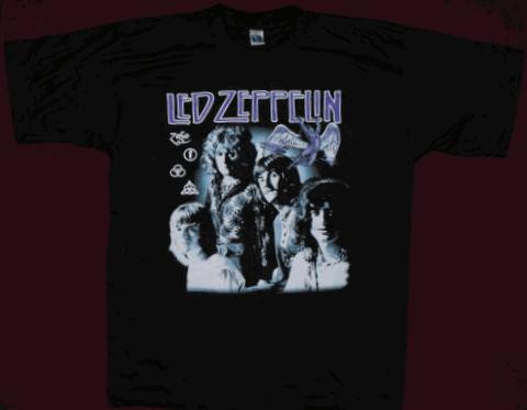Tricou Led Zeppelin - cateva modele,pret pe pozacalitate 180 grame,tricouri  rock, L, M, S, XXL, Negru | Okazii.ro