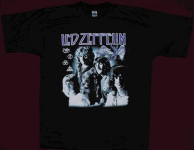 Tricou Led Zeppelin - cateva modele,pret pe pozacalitate 180 grame,tricouri rock foto