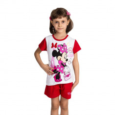 Compleu fete Minnie Mouse Style on the Go! Alb cu rosu foto