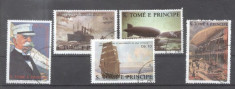 Sao Tome 1988 Ships Graf von Zeppelin used DE.046 foto