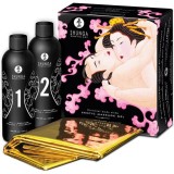 Shunga Kits-Gel de Masaj Erotic Body-to-body Oriental Căpșuni