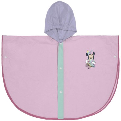 Pelerina de ploaie tip poncho, Minnie Mouse, Roz, 5 - 6 ani foto