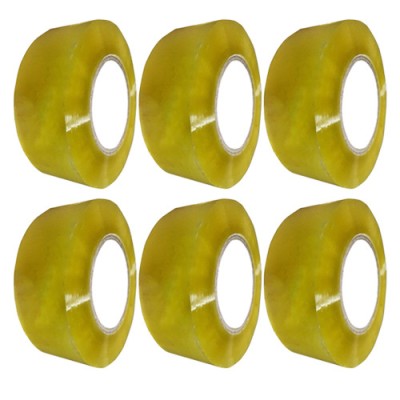 Set 6 role Banda adeziva de tip scotch, transparent, 48 mm x 200 m foto