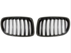 Grila masca fata fata BMW X1 (E84), 2012-08.2015, partea stanga, negru, lucios; Tuning,