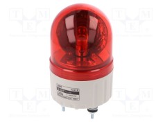 Semnalizator luminos rotativ ro?u S80 24VDC IP44 QLIGHT foto