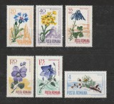 Romania 1967 - #649 Flora Carpatina 6v MNH