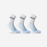 Set Șosete Lungi Tenis x 3 Alb