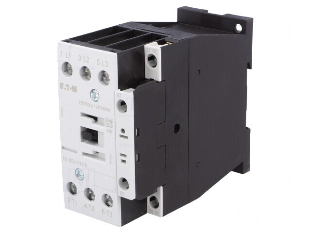 Contactor 3P 25A 230V AC NO+NC