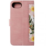 Husa tip carte cu stand roz multicolor pentru Apple iPhone 16e (SE 4 2025)