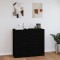 vidaXL Servantă, negru, 80x33x70 cm, lemn prelucrat