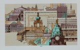 BC744, Germania 1979, colita exp.filatelica nationala, orase, Dresda